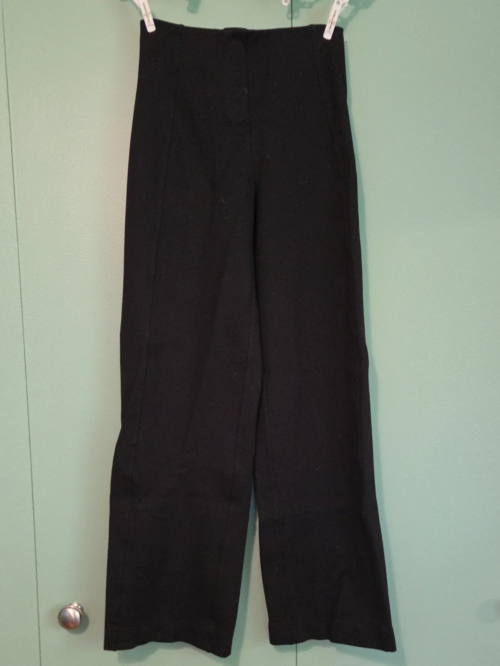 Lululemon Classic High-Waist Black Wide-Leg Pants Size Xs